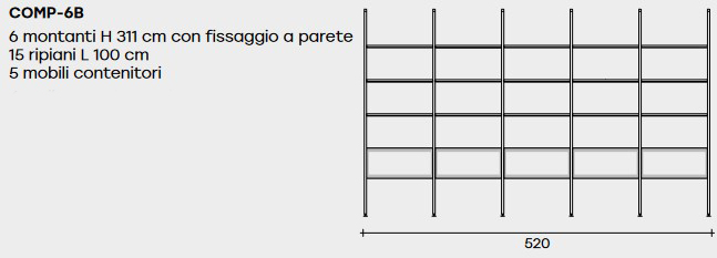 Libreria Remind Fiam medidas