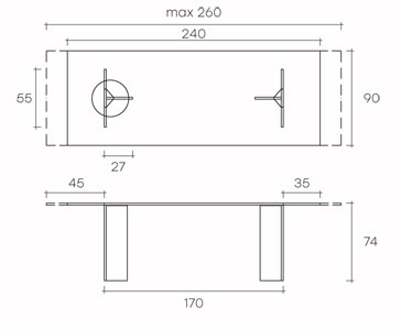 tabla fiam modelo llt ofx executive dimensiones
