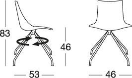 silla-zebra-giratoria-perca-tecnopolimero-scab