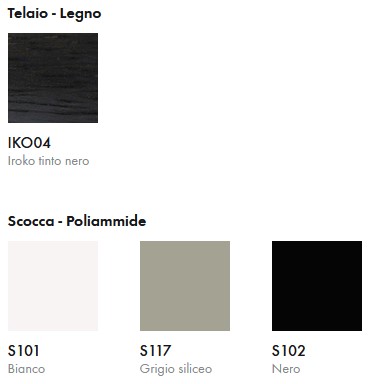 Silla Next 4 legs outdoor Infiniti Design acabados