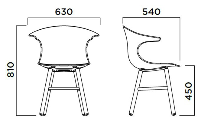 silla-loop-retrò-infiniti-design-dimensiones