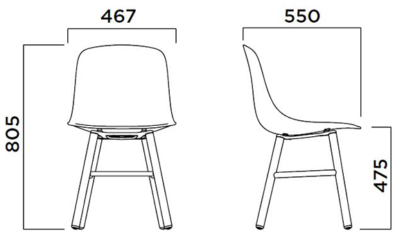silla-pure-loop-mono-retro-infiniti-design-dimensiones