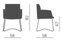sillon-kribio-kastel-dimensiones