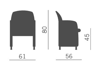 sillon-klipp-kastel-dimensiones