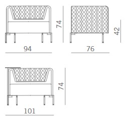 sillon-klint-kastel-dimensiones