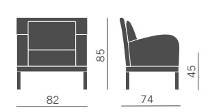 sillon-kristall-kastel-dimensiones