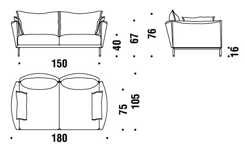 sofa-Gentry-Moroso-dimensiones