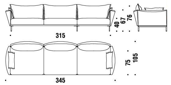 sofa-Gentry-Moroso-dimensiones
