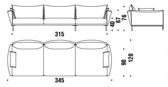 sofa-Gentry-Moroso-dimensiones