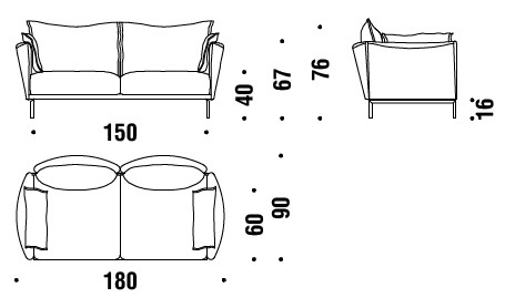 sofa-Gentry-Moroso-dimensiones