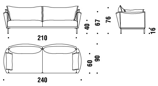 sofa-Gentry-Moroso-dimensiones