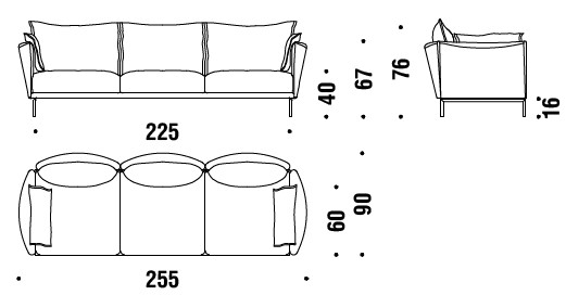 sofa-Gentry-Moroso-dimensiones