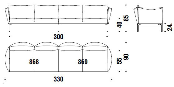 sofa-GentryExtraLight-Moroso-dimensiones