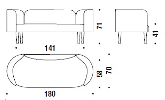 Josephine-sofa-Moroso-dimensiones180