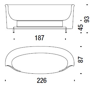 sofa-NewTone-moroso-dimensiones