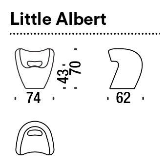 sillon moroso little-albert dimensiones