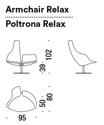 sillon relax moroso fjord dimensiones