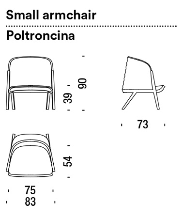 sillon moroso mafalda dimensiones