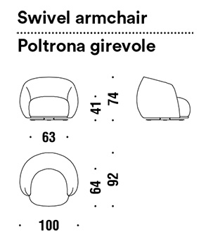 sillon moroso pacific dimensiones