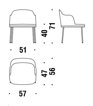 sillon moroso precious dimensiones
