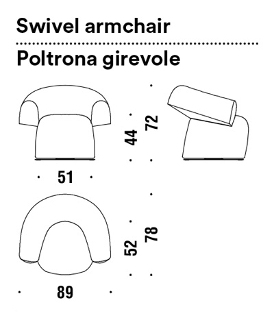 sillon ruff moroso dimensiones