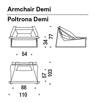 sillon moroso volant dimensiones