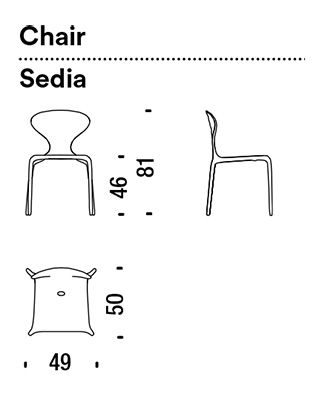 Silla Supernatural Moroso medidass