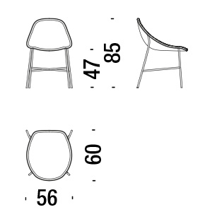 Silla Tia Maria Moroso medidas