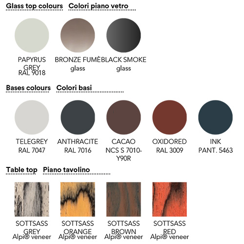 Mesa de centro Armada Moroso acabados