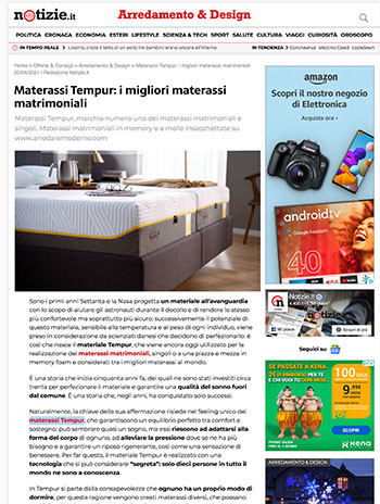 notizie.it sobre arredare moderno