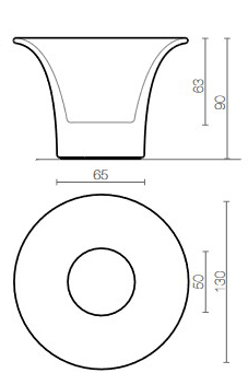 Vaso-Cone-Serralunga-Illuminabile-dimensioni