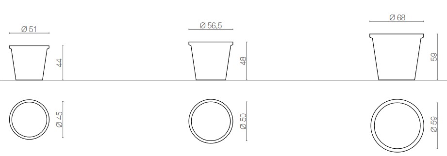 Vaso-Camelia-Serralunga-dimensioni