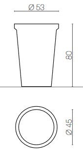 Vaso-Camelia-Serralunga-dimensioni