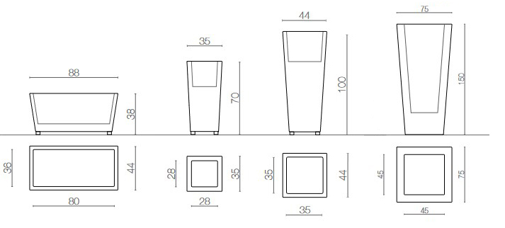 Vaso-Kabin-Serralunga-dimensioni