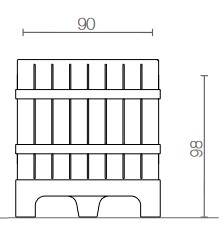 Vaso-Versailles-Serralunga-dimensioni