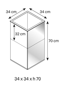 Florero Lingo tonelli medidas