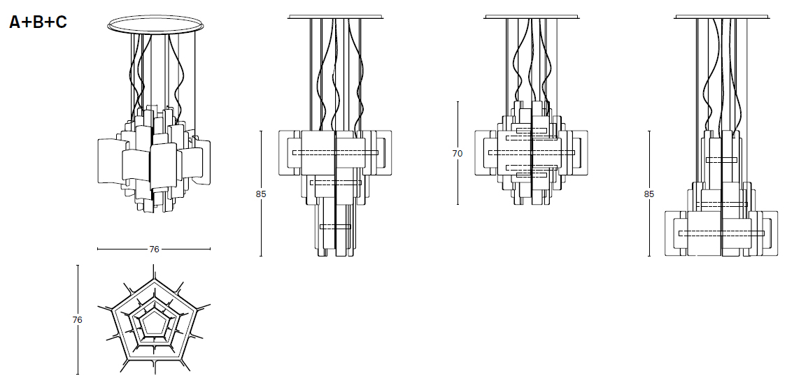dimensiones Cathedral A+B+C