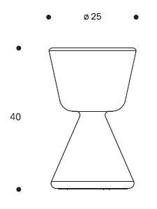 dimensiones lámpara Rook Tonelli Design
