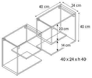 Estante alfabeta  tonelli design medidas