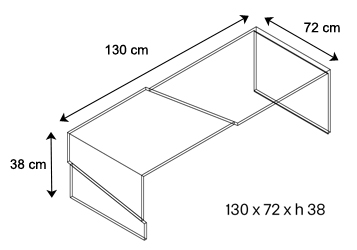 Mesa strappo tonelli medidas