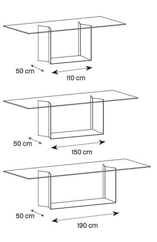 mesa t5 tonelli dimensiones
