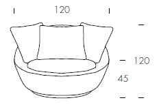 Sillón-Doppio-Sogno-Tonin-casa-medidas