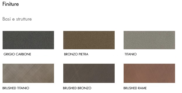 Acabados de la mesa Reverse Artistic Glass Tonin Casa