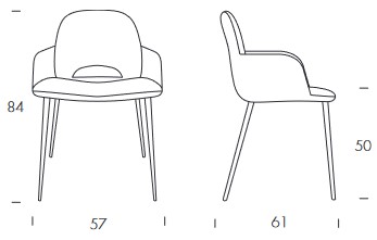 Medidas del sillón Beetle Tonin Casa