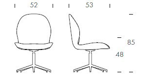 sorrentoéspritswivel-sedie-tonin-dimensioni1
