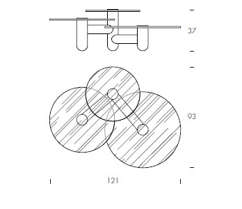 Mesa de centro Cosmo Tonin Casa